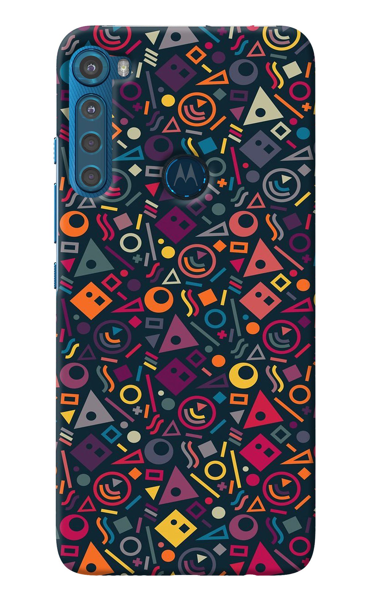 Geometric Abstract Motorola One Fusion Plus Back Cover