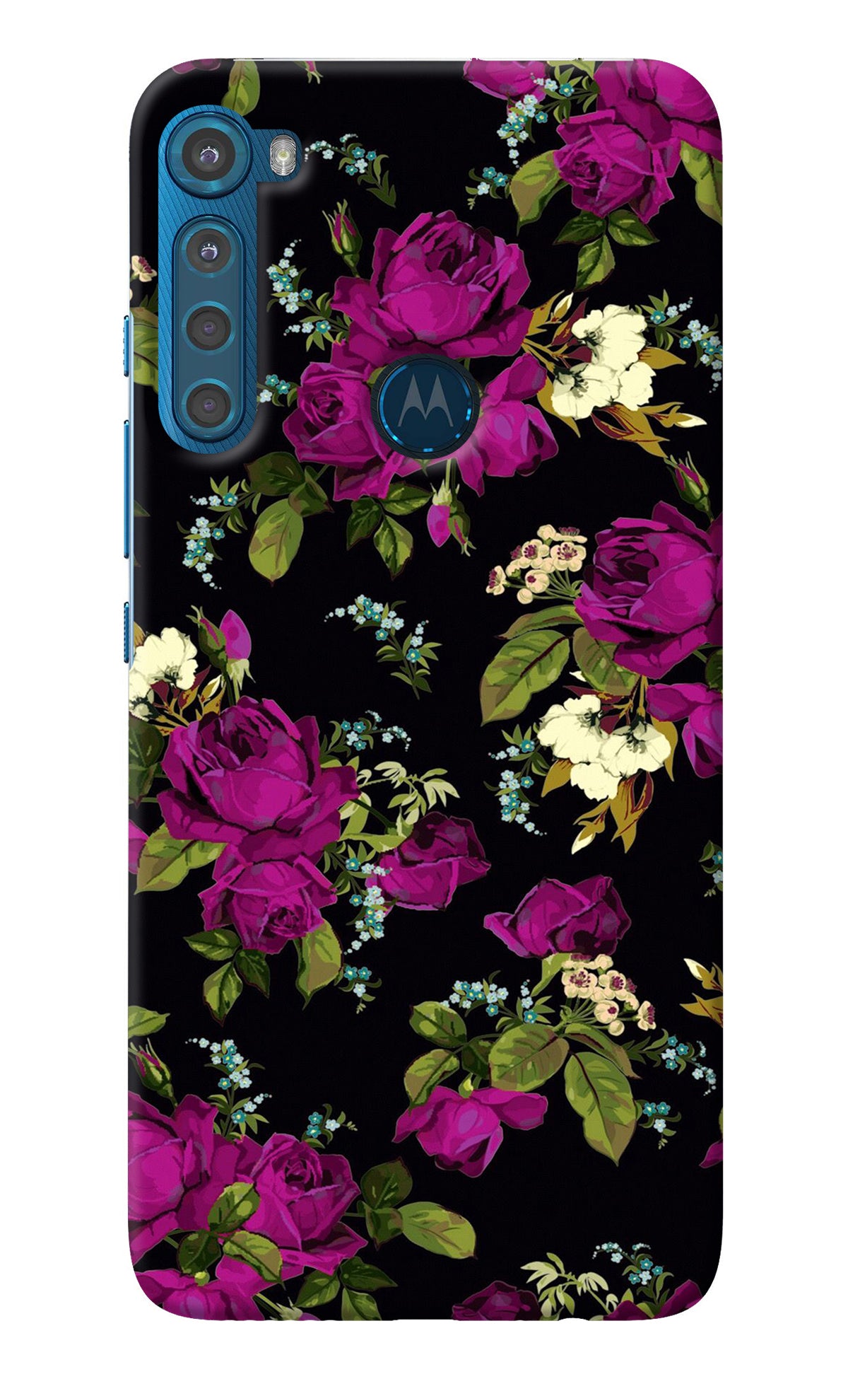 Flowers Motorola One Fusion Plus Back Cover