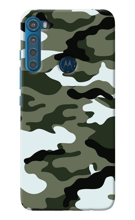 Camouflage Motorola One Fusion Plus Back Cover