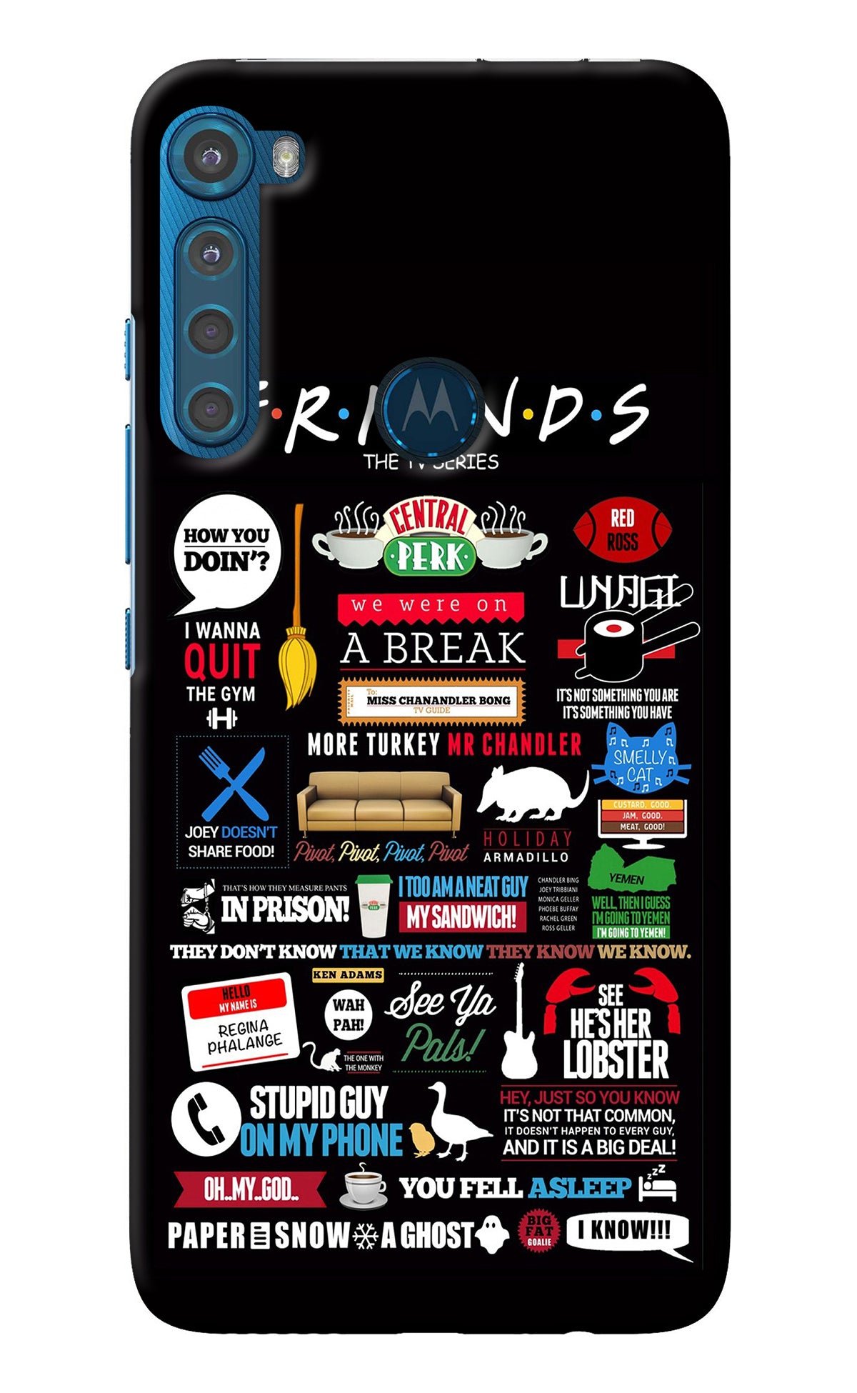 FRIENDS Motorola One Fusion Plus Back Cover