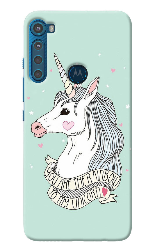 Unicorn Wallpaper Motorola One Fusion Plus Back Cover