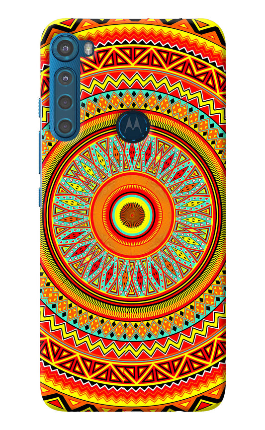 Mandala Pattern Motorola One Fusion Plus Back Cover