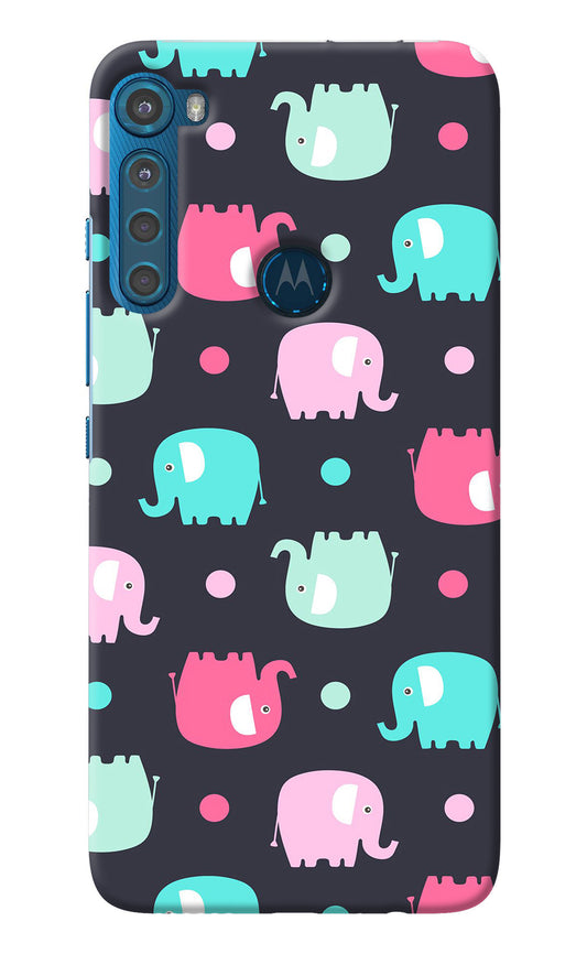 Elephants Motorola One Fusion Plus Back Cover