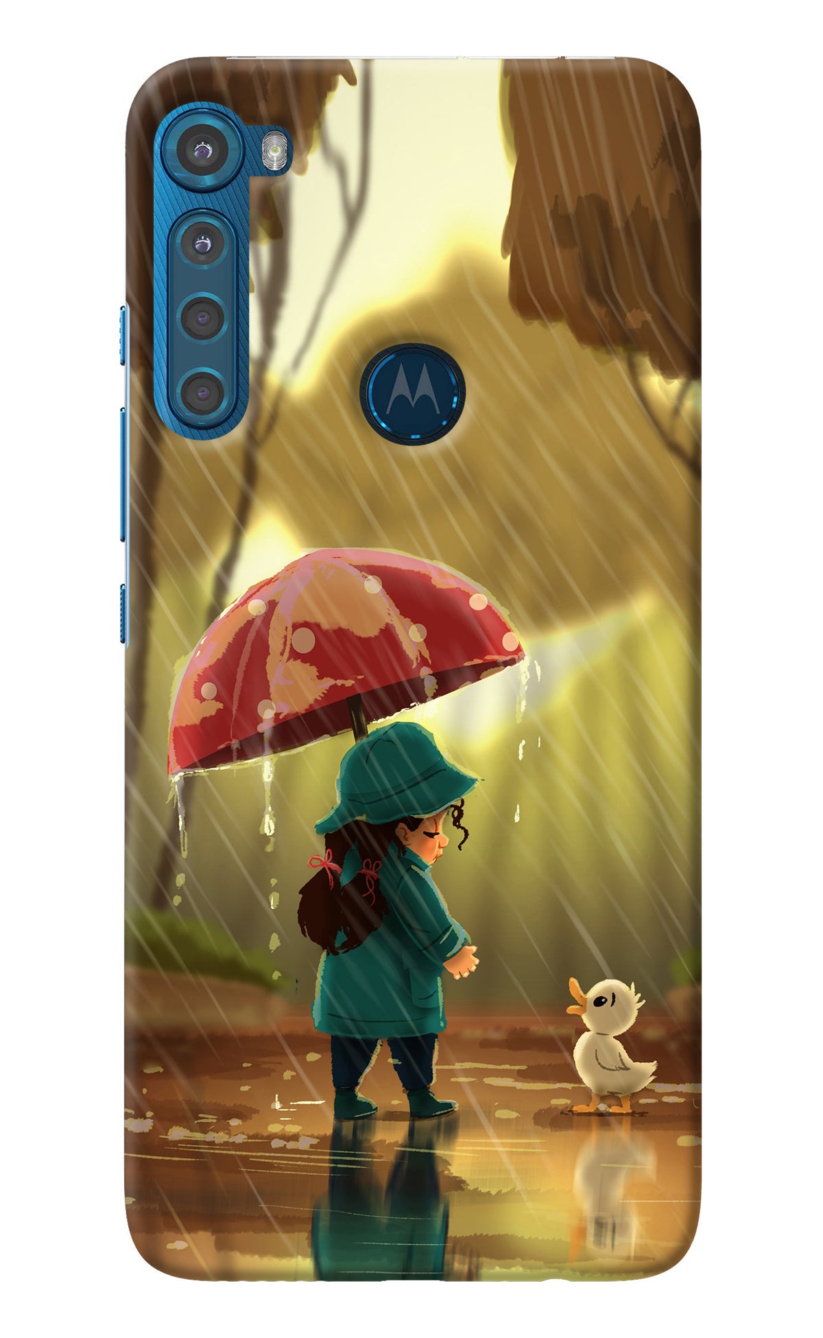 Rainy Day Motorola One Fusion Plus Back Cover