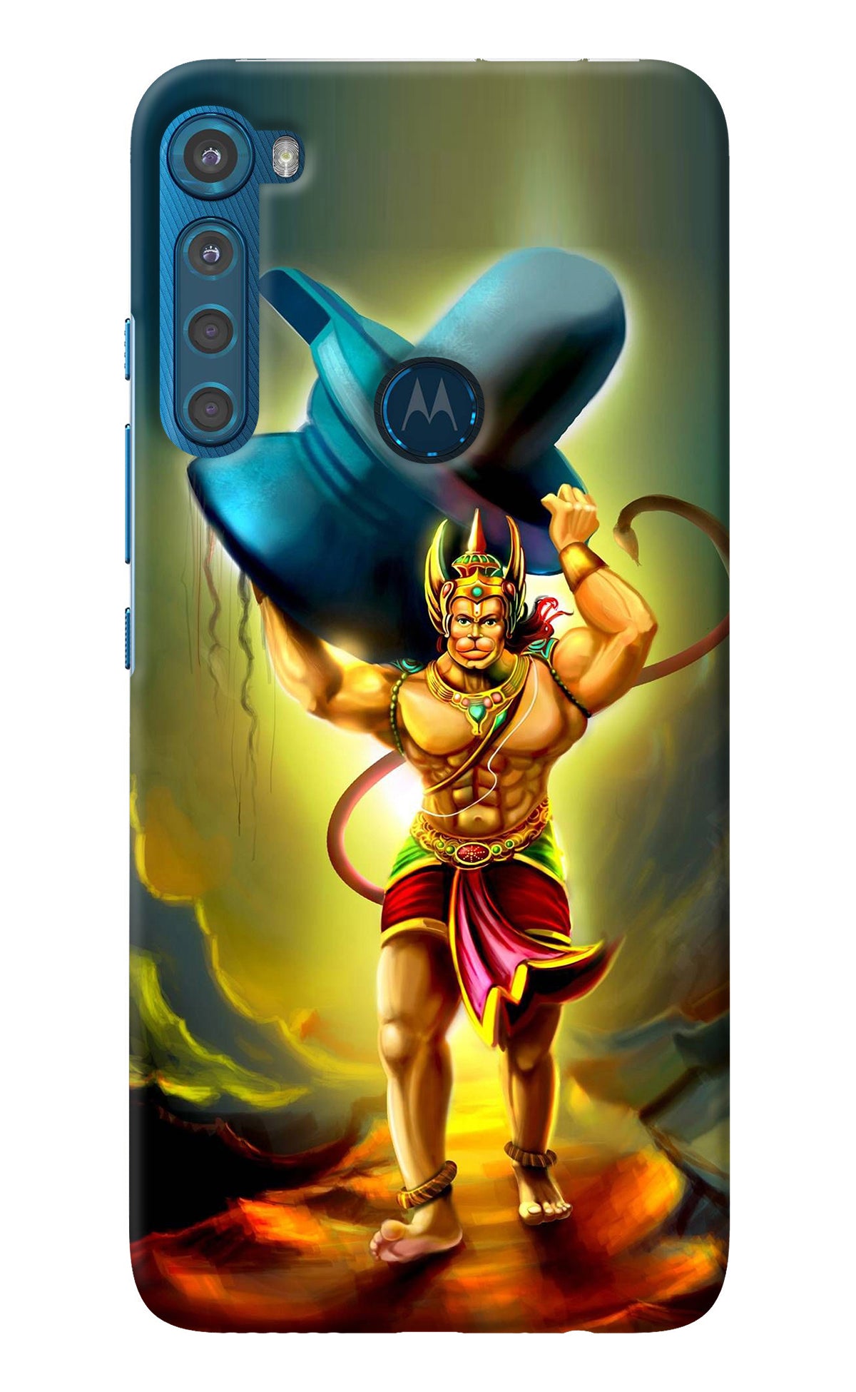 Lord Hanuman Motorola One Fusion Plus Back Cover