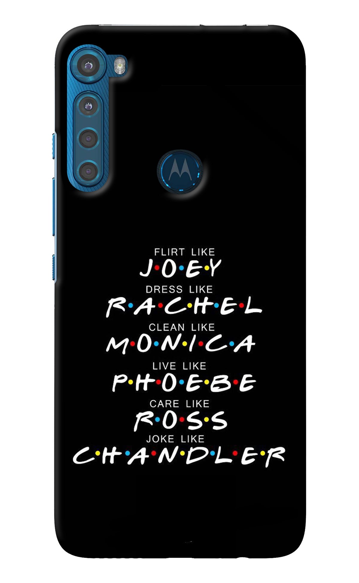 FRIENDS Character Motorola One Fusion Plus Back Cover