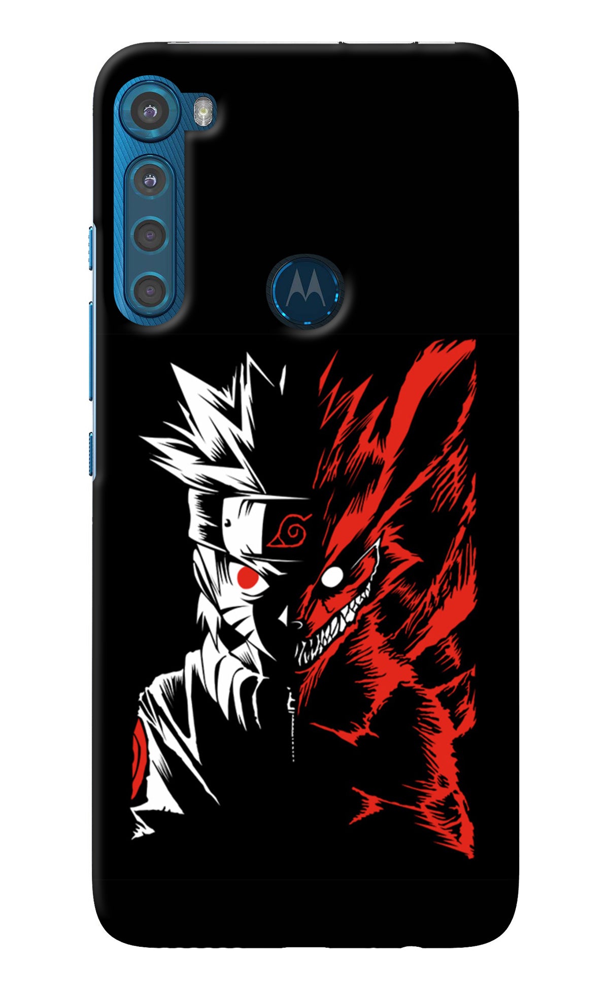 Naruto Two Face Motorola One Fusion Plus Back Cover