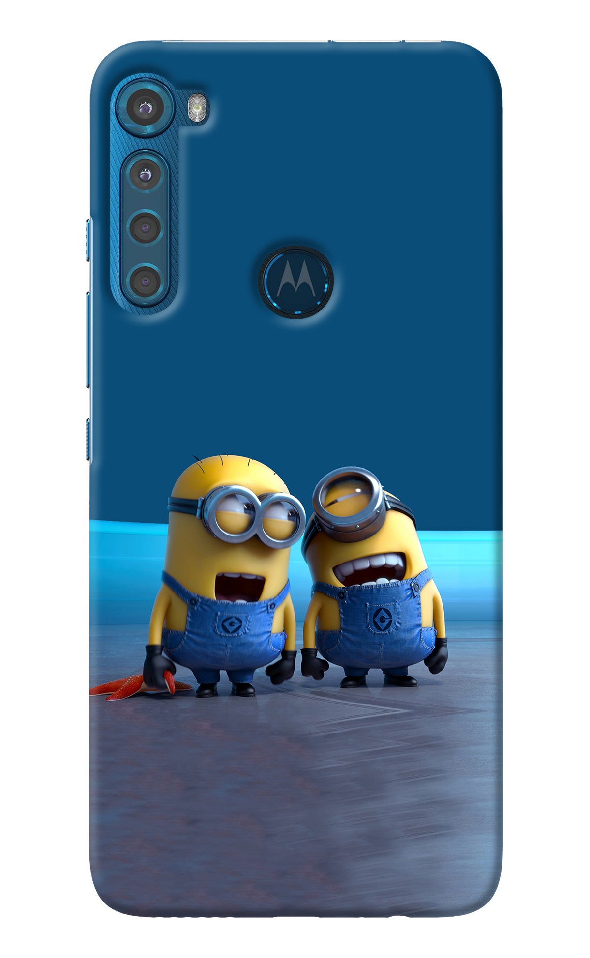 Minion Laughing Motorola One Fusion Plus Back Cover