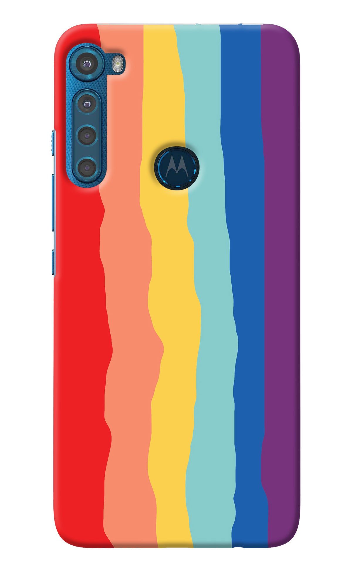 Rainbow Motorola One Fusion Plus Back Cover