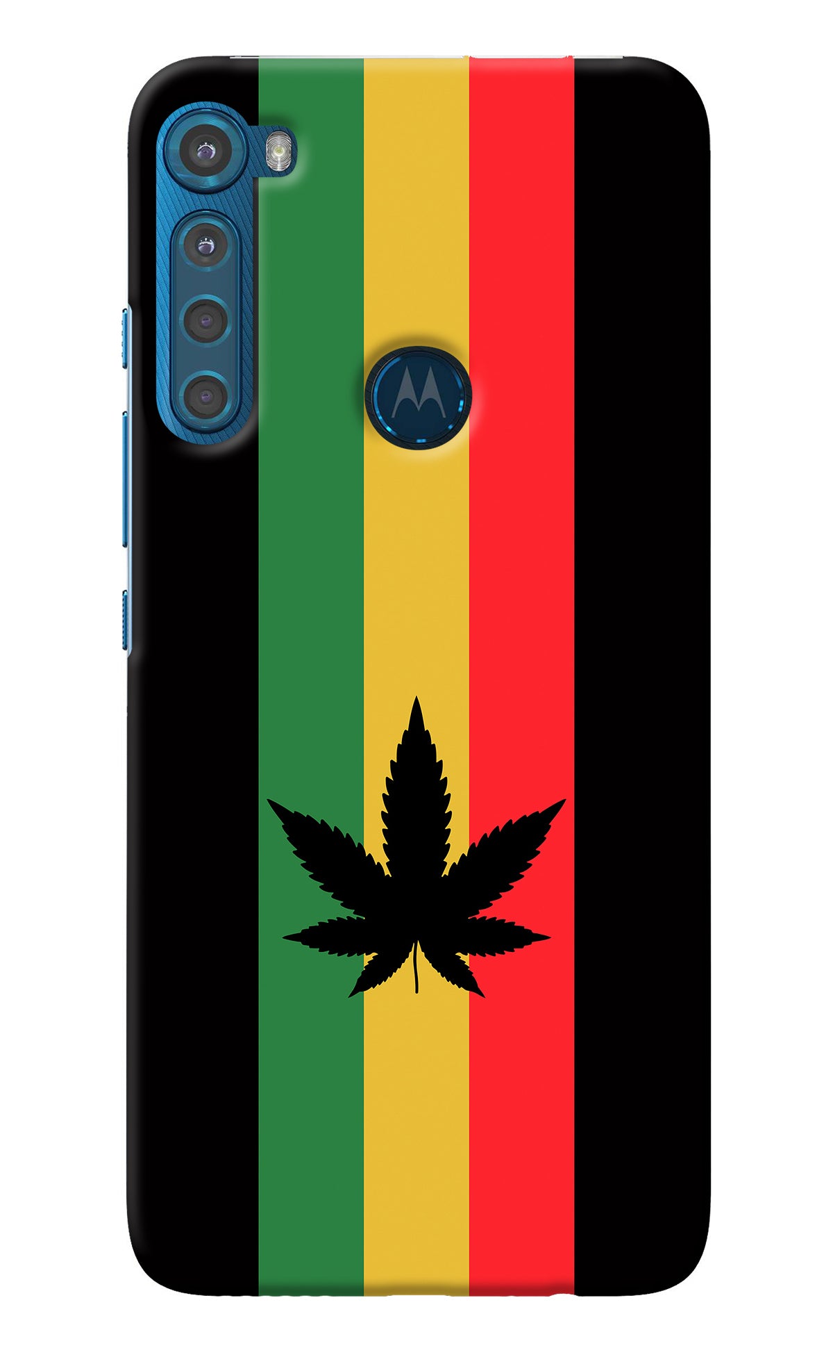 Weed Flag Motorola One Fusion Plus Back Cover