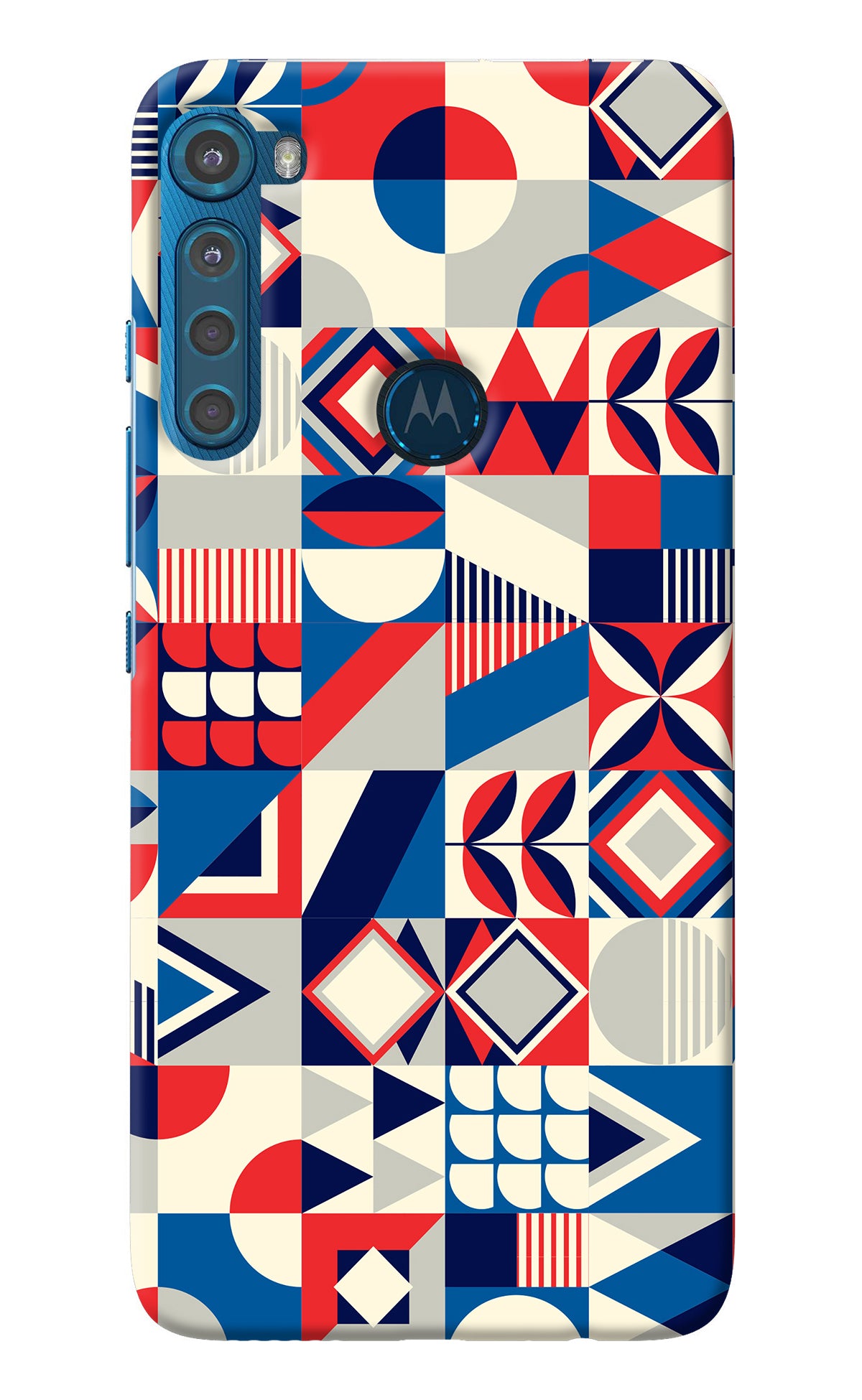 Colorful Pattern Motorola One Fusion Plus Back Cover