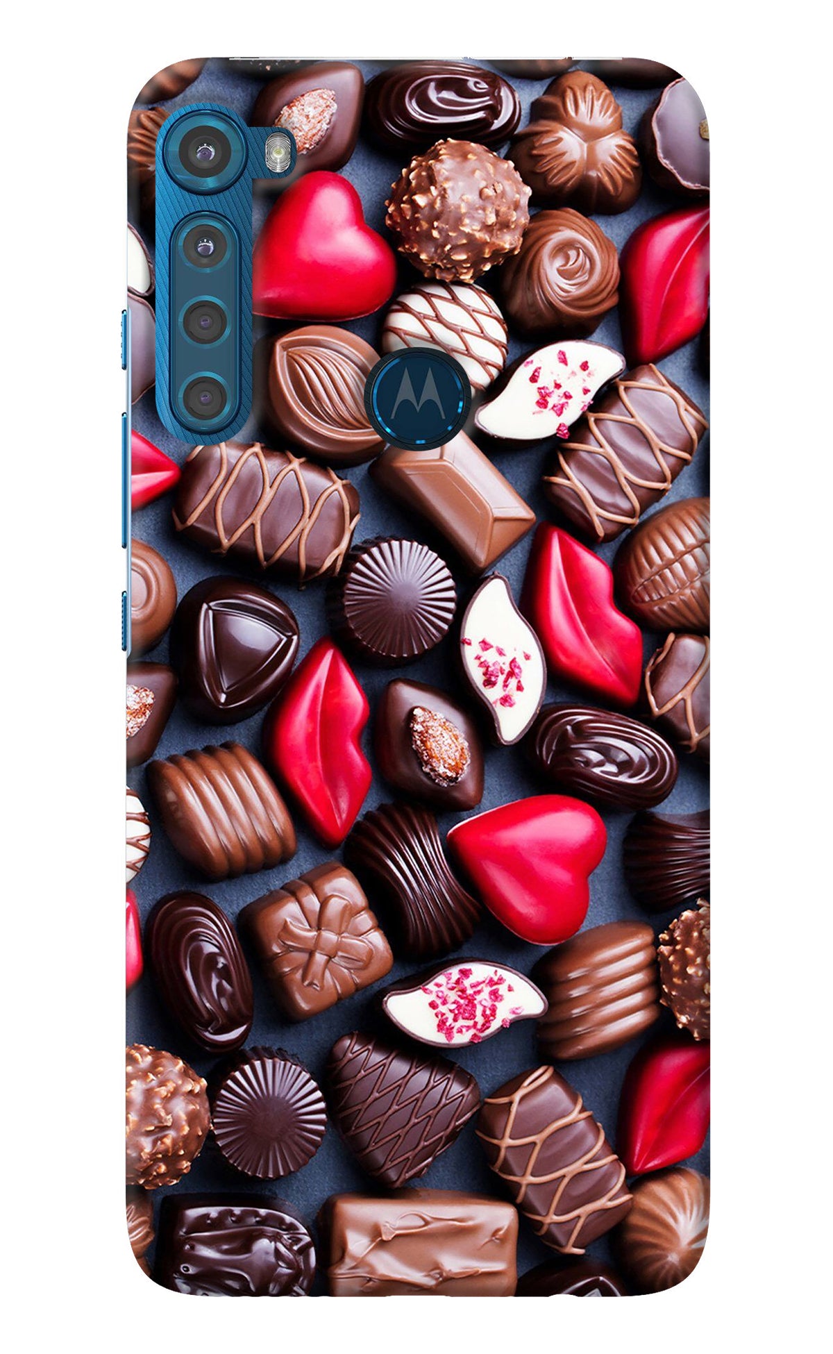 Chocolates Motorola One Fusion Plus Back Cover