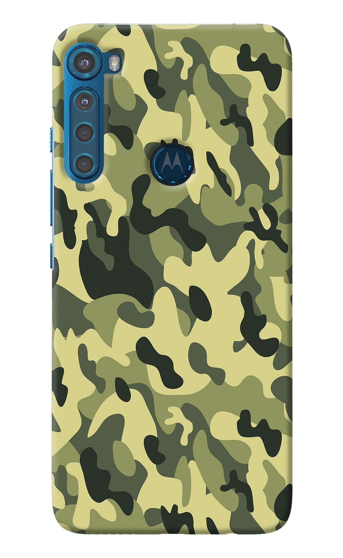 Camouflage Motorola One Fusion Plus Back Cover