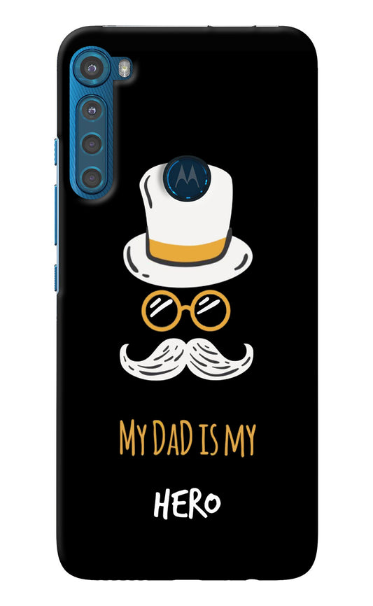 My Dad Is My Hero Motorola One Fusion Plus Back Cover