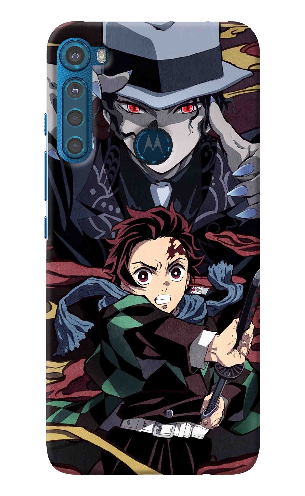 Demon Slayer Motorola One Fusion Plus Back Cover