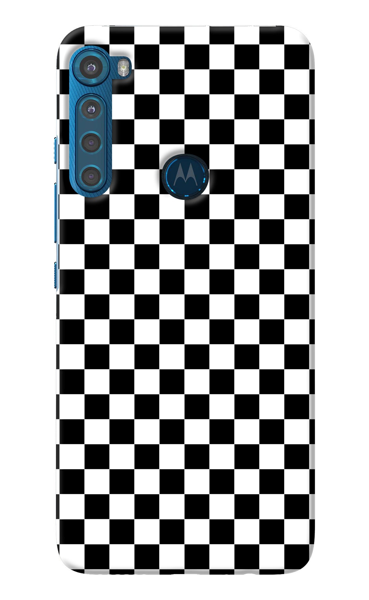 Chess Board Motorola One Fusion Plus Back Cover