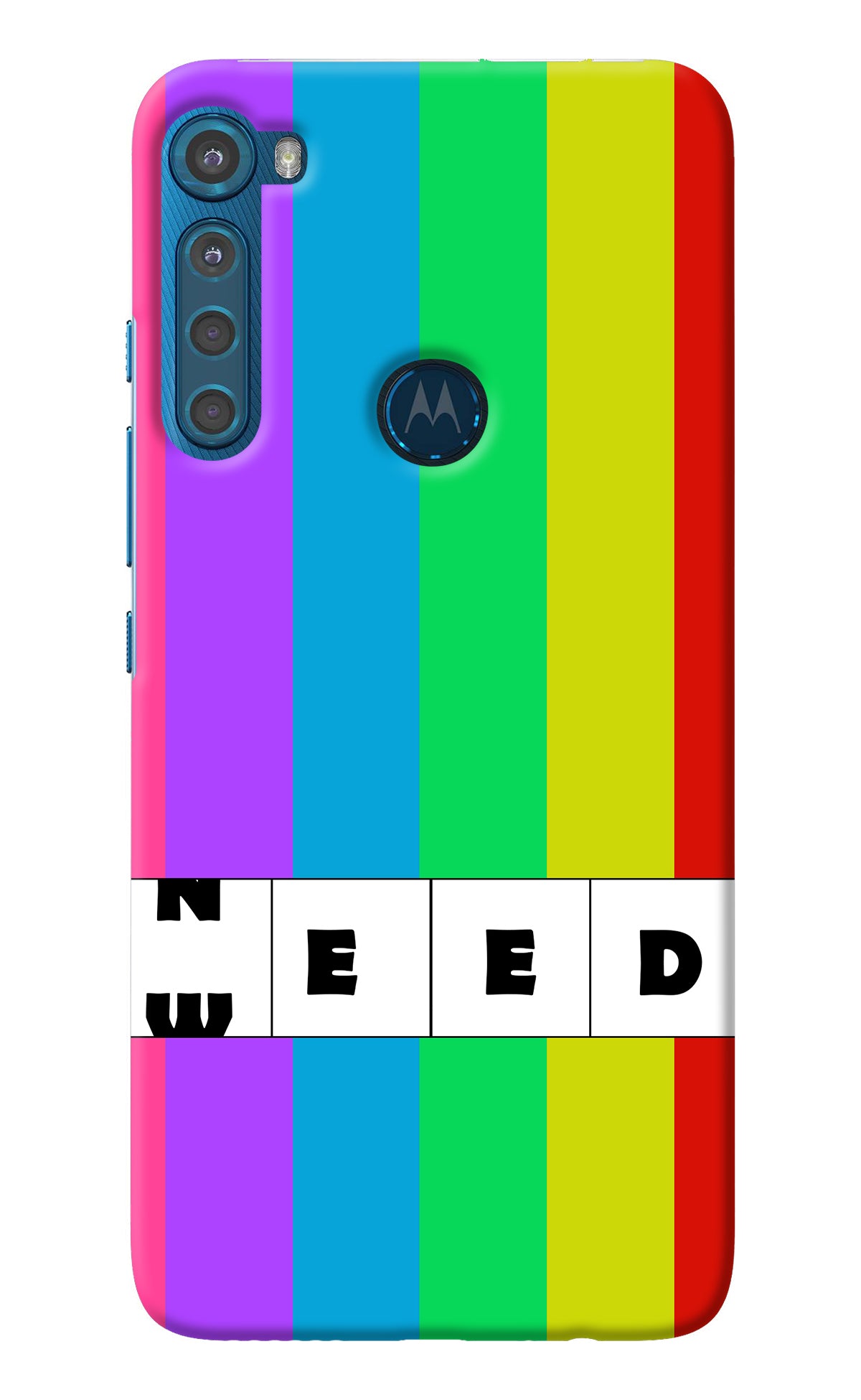 Need Weed Motorola One Fusion Plus Back Cover