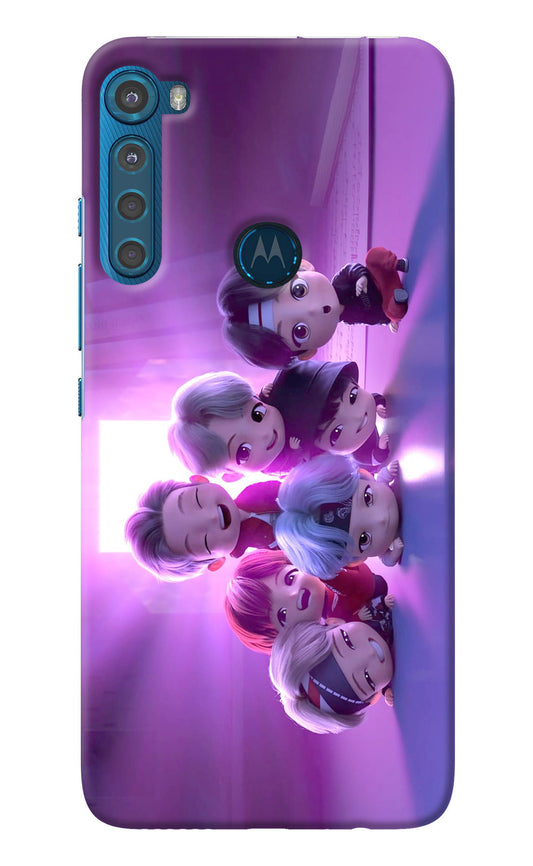 BTS Chibi Motorola One Fusion Plus Back Cover