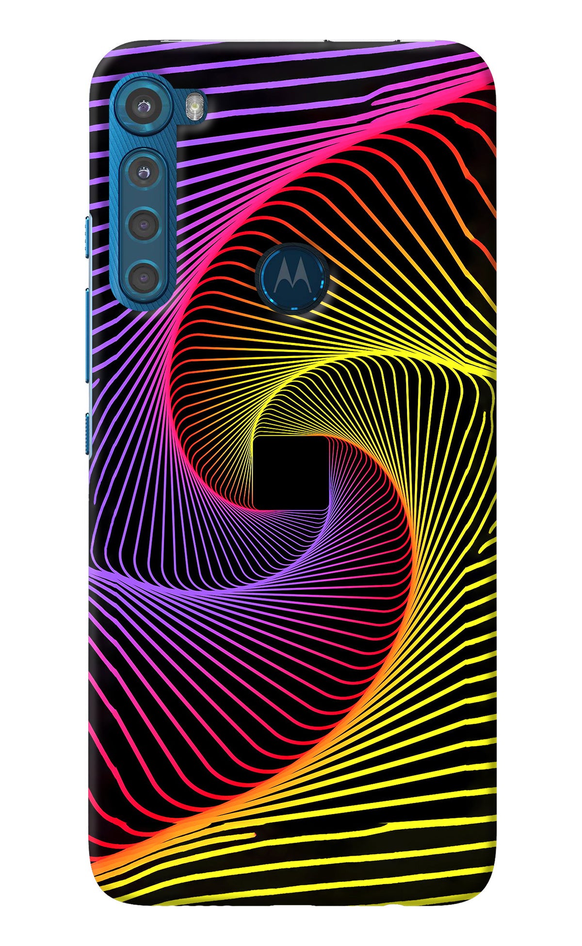 Colorful Strings Motorola One Fusion Plus Back Cover