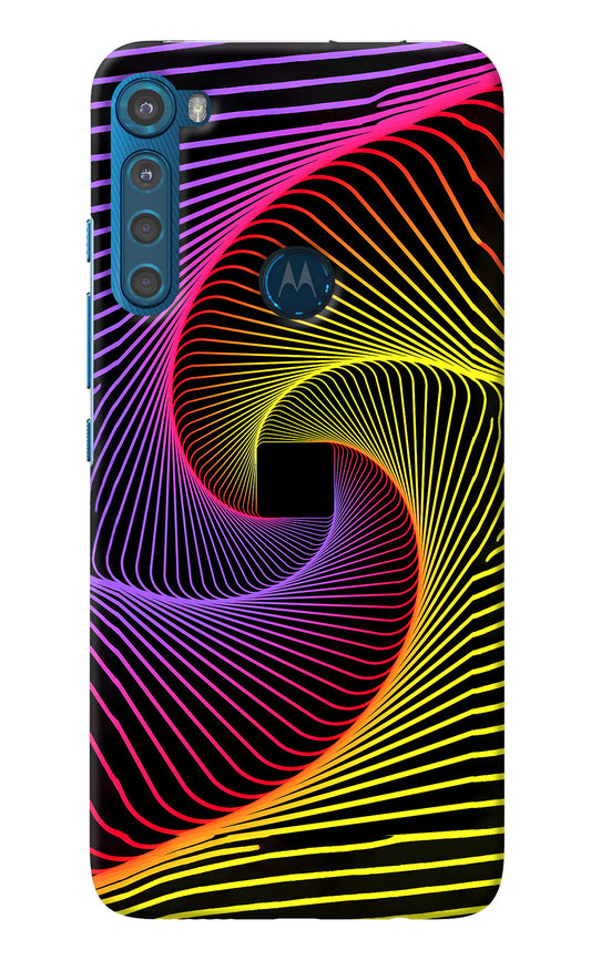 Colorful Strings Motorola One Fusion Plus Back Cover