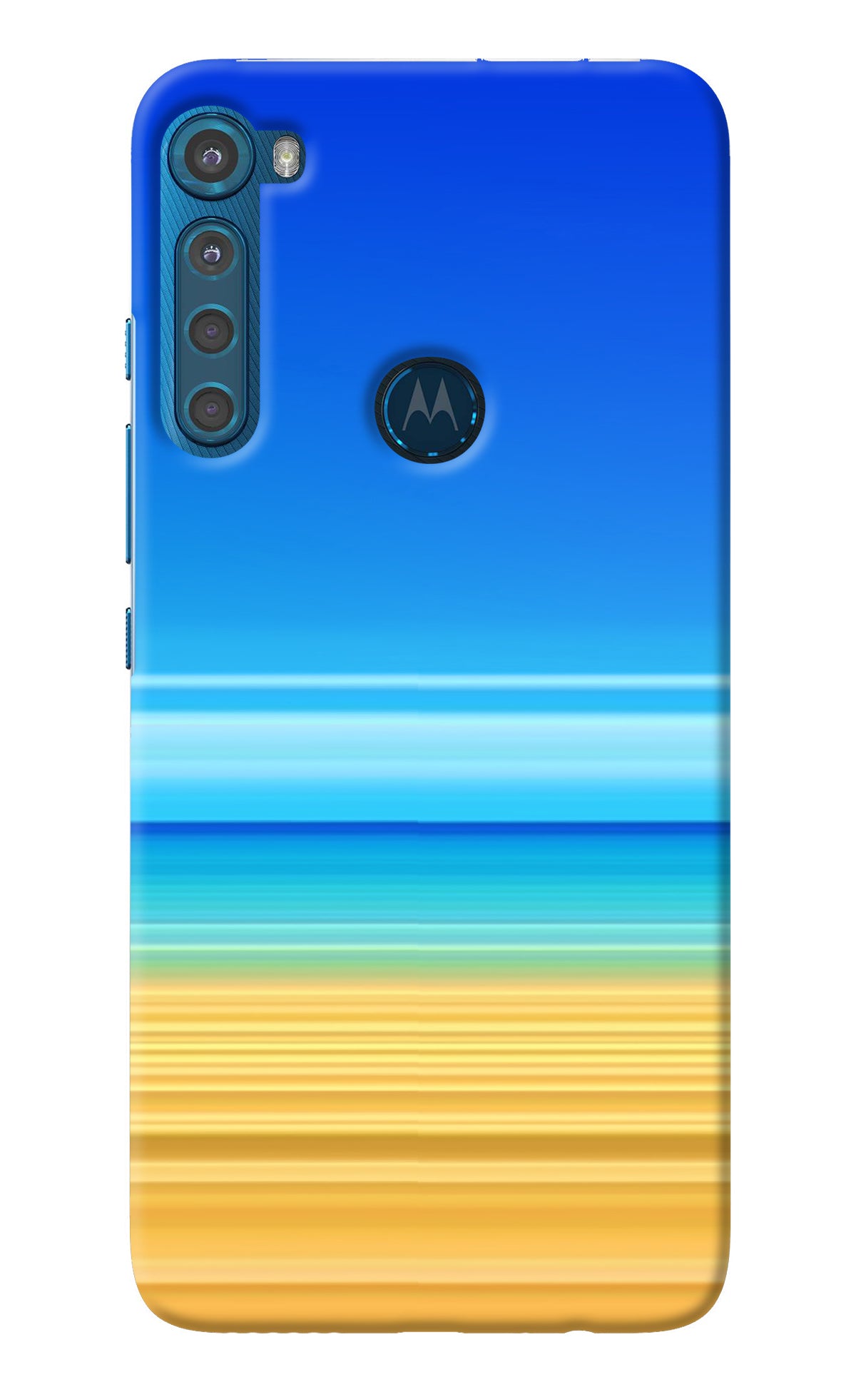 Beach Art Motorola One Fusion Plus Back Cover