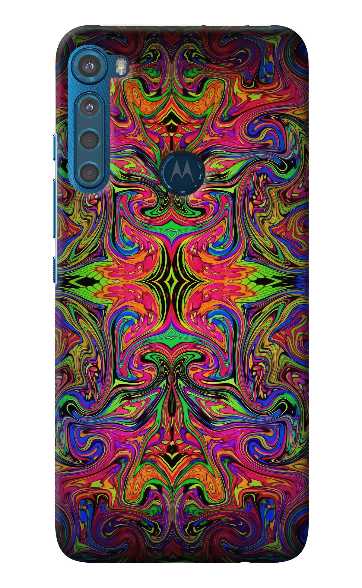 Psychedelic Art Motorola One Fusion Plus Back Cover