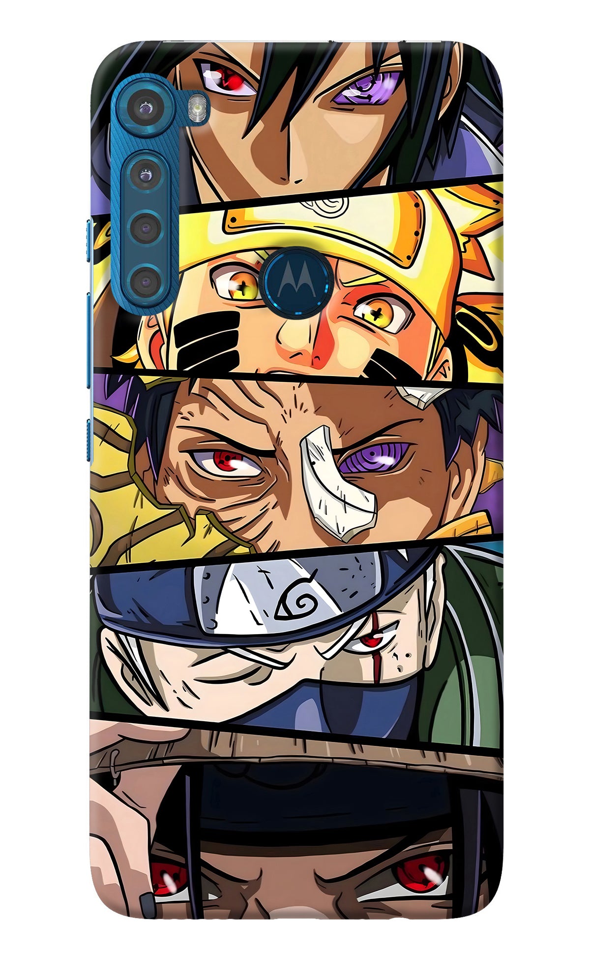 Naruto Character Motorola One Fusion Plus Back Cover