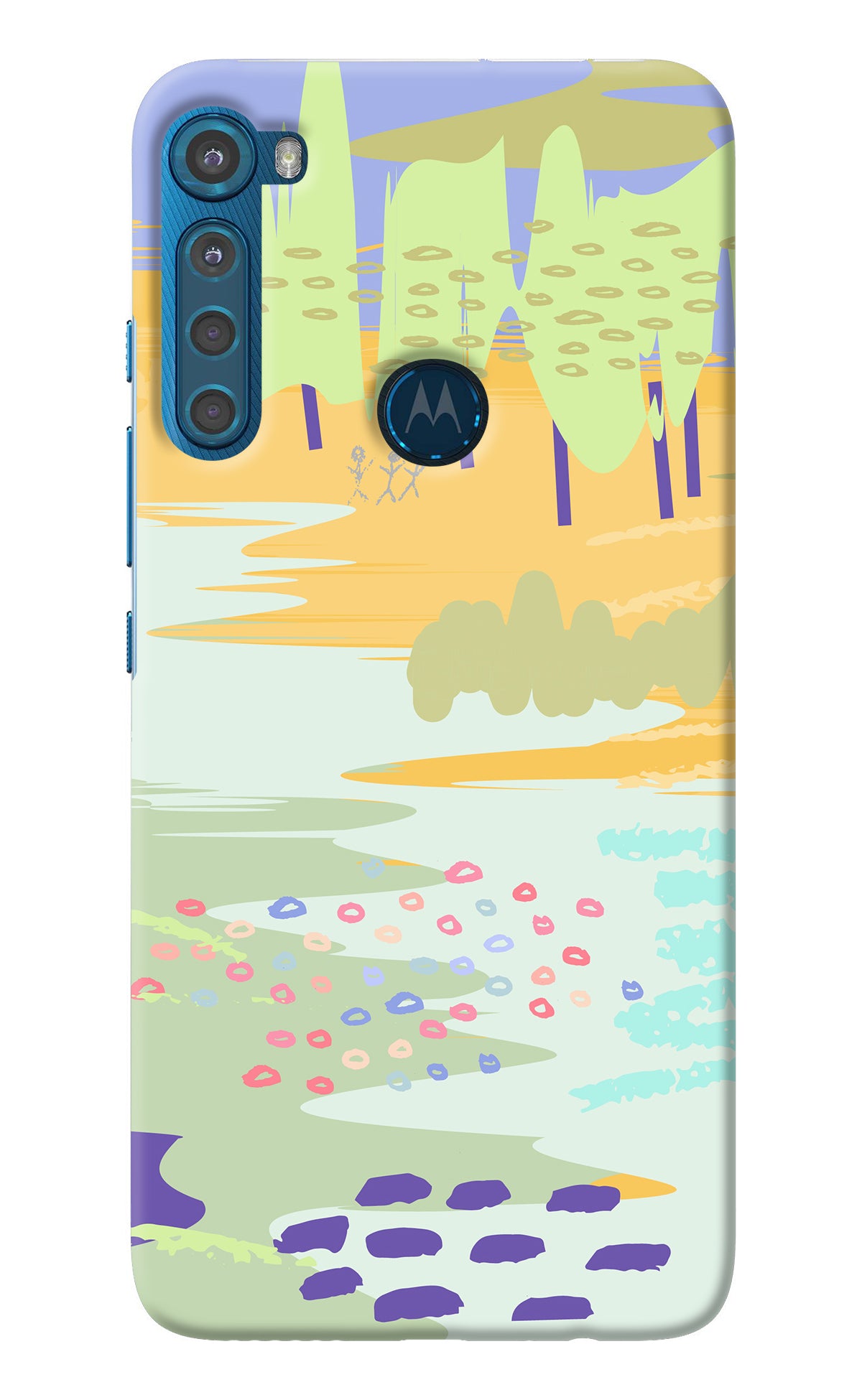 Scenery Motorola One Fusion Plus Back Cover