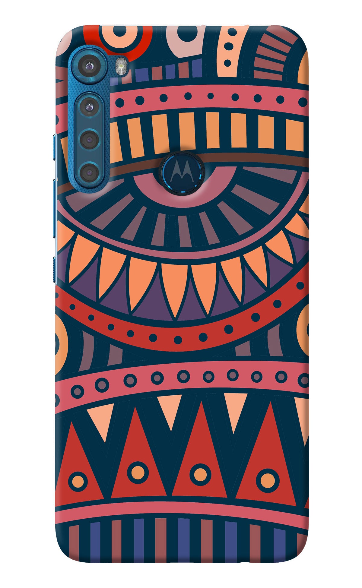 African Culture Design Motorola One Fusion Plus Back Cover