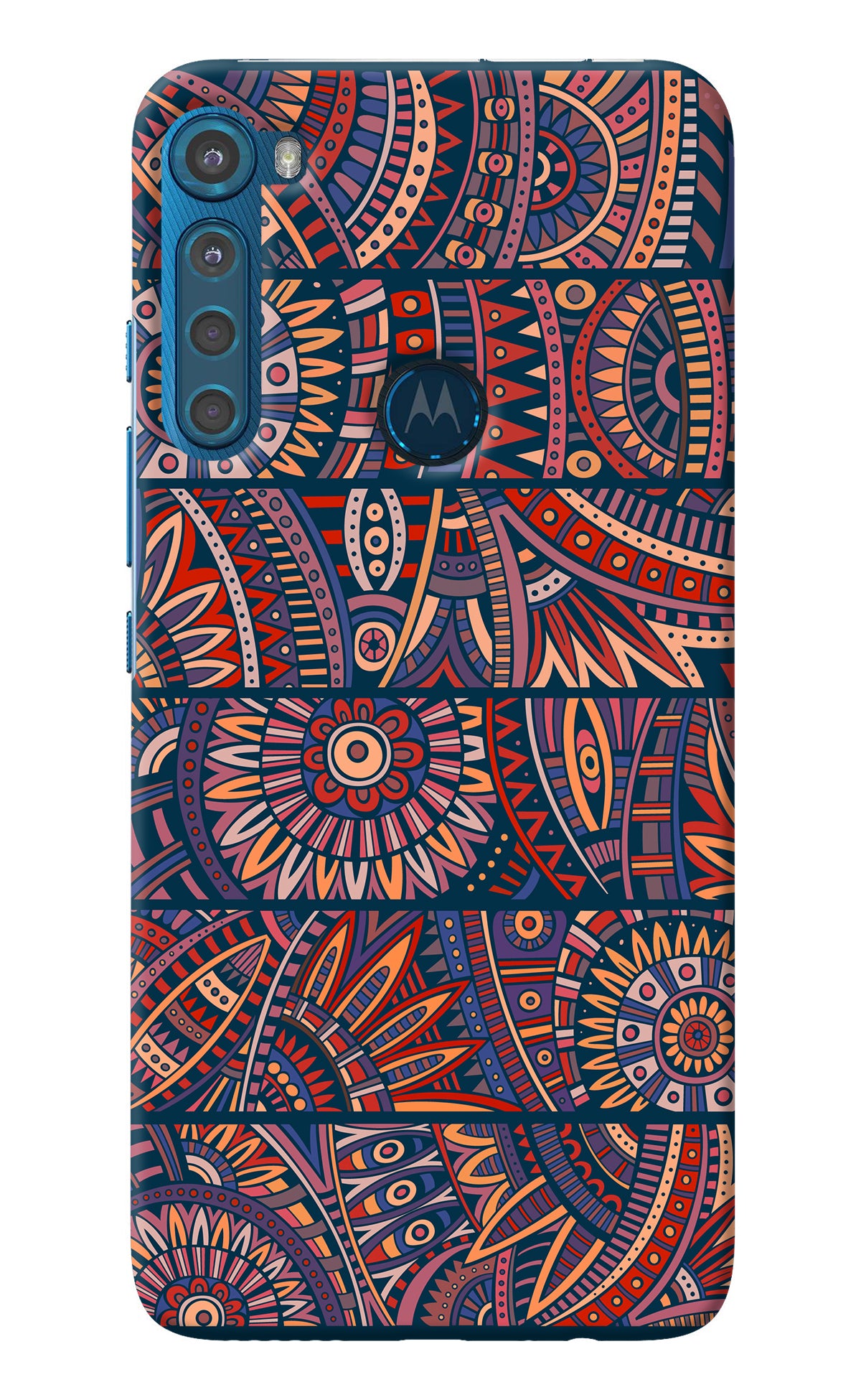 African Culture Design Motorola One Fusion Plus Back Cover