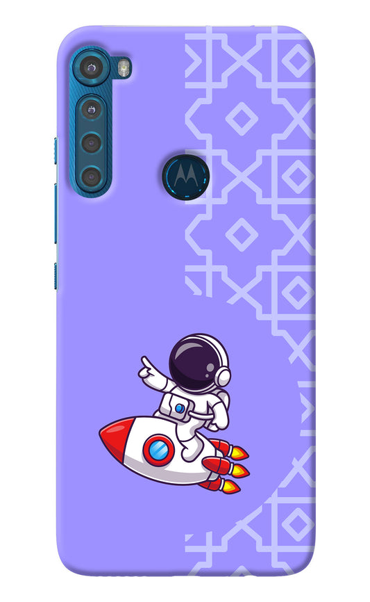 Cute Astronaut Motorola One Fusion Plus Back Cover