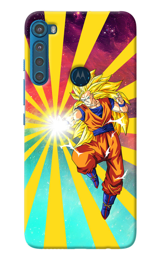 Goku Super Saiyan Motorola One Fusion Plus Back Cover