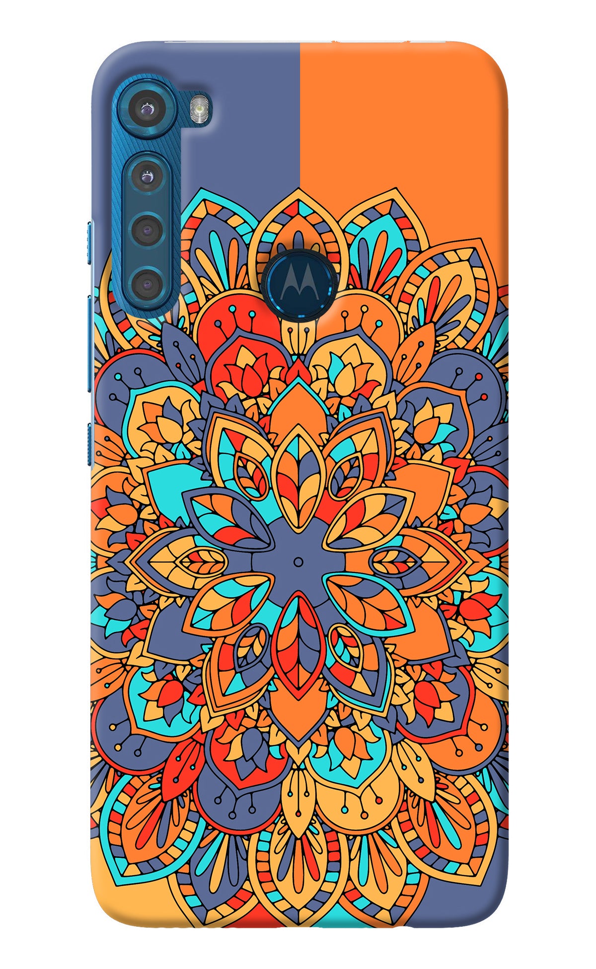 Color Mandala Motorola One Fusion Plus Back Cover