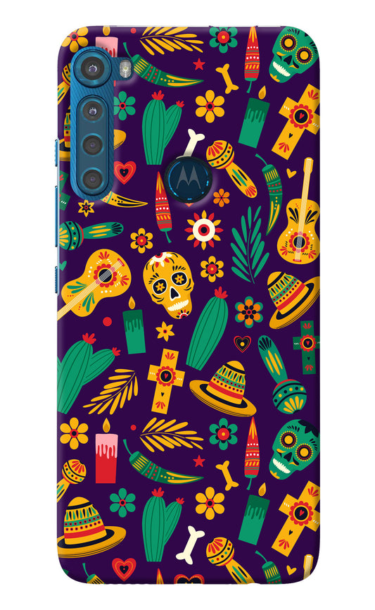 Mexican Artwork Motorola One Fusion Plus Back Cover