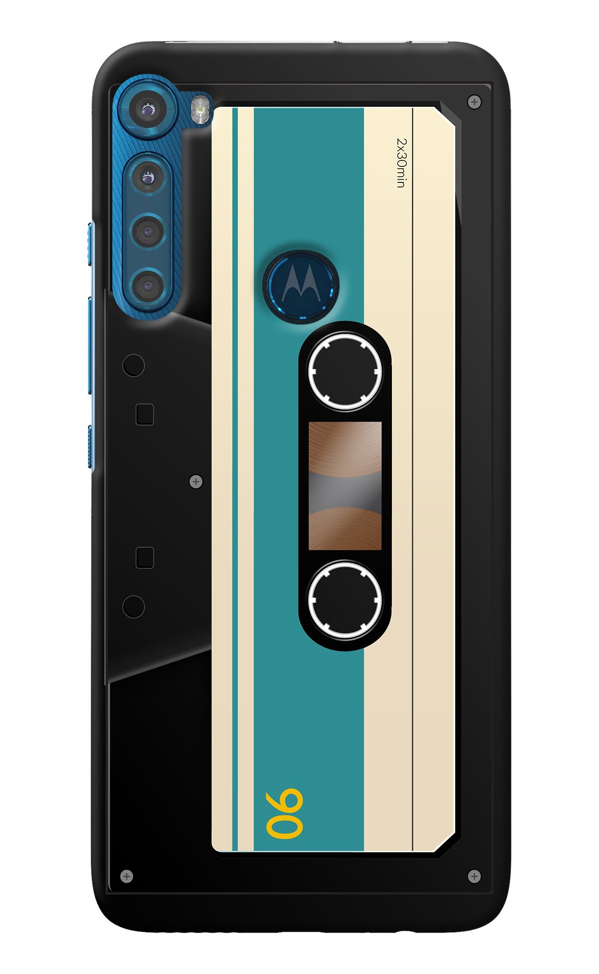 Cassette Motorola One Fusion Plus Back Cover