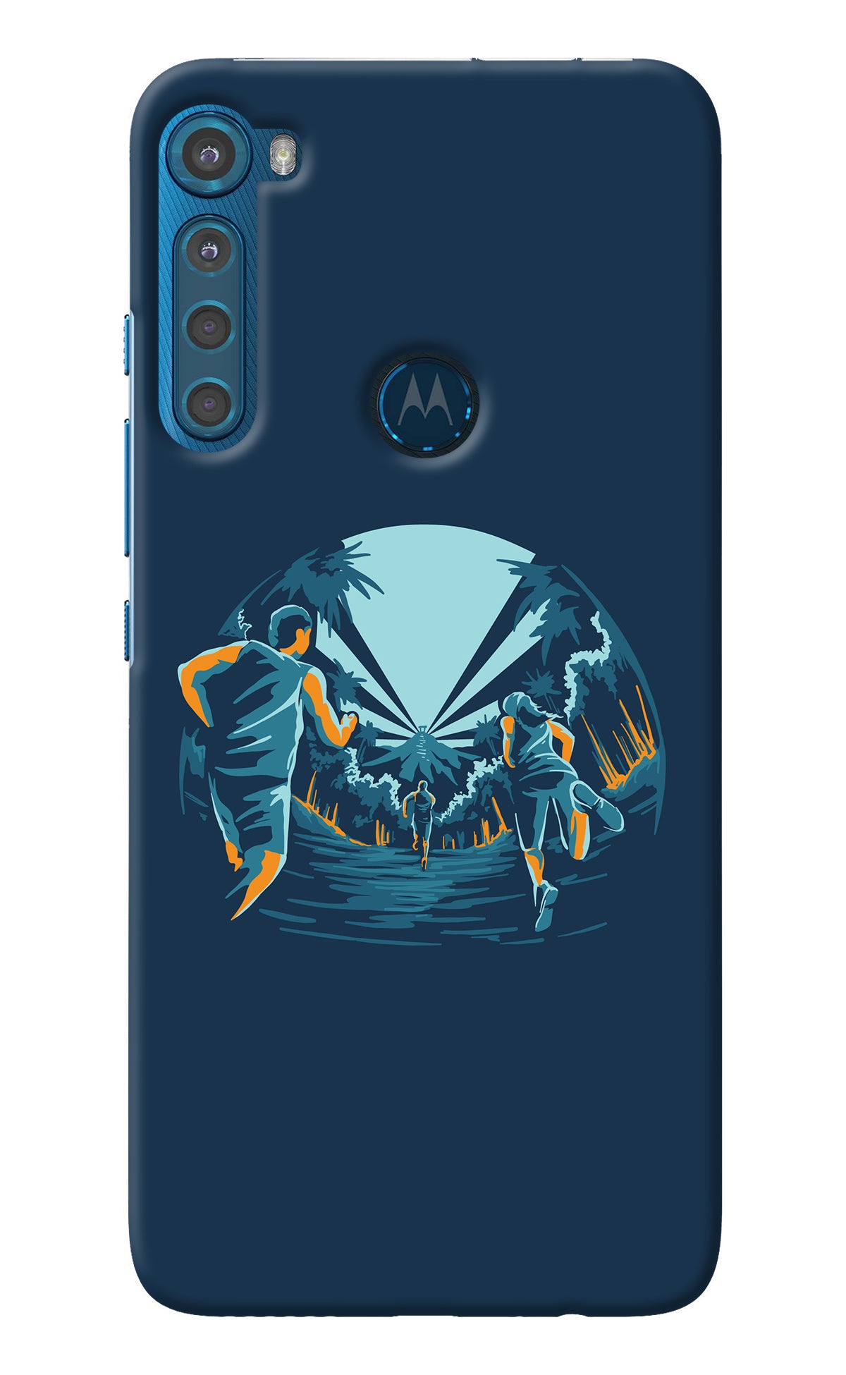 Team Run Motorola One Fusion Plus Back Cover