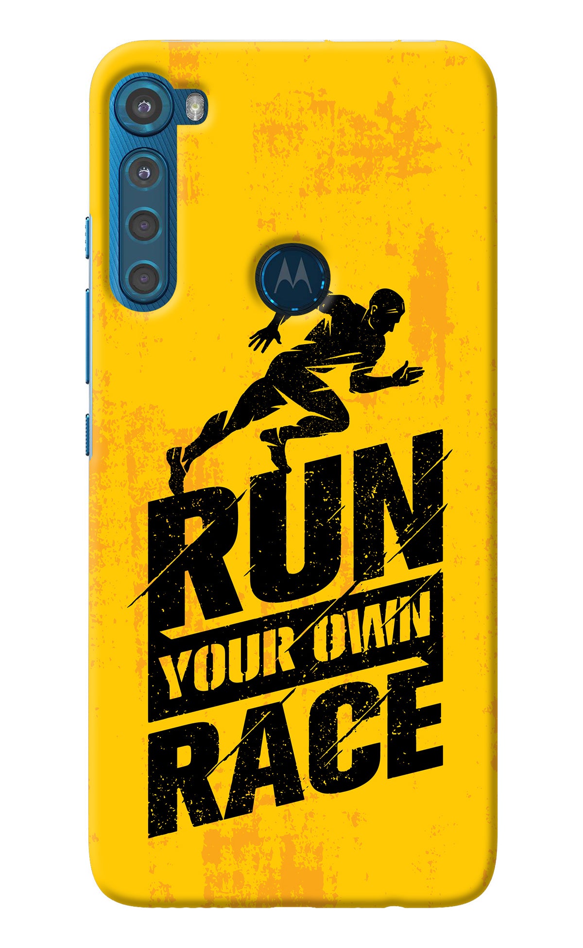 Run Your Own Race Motorola One Fusion Plus Back Cover