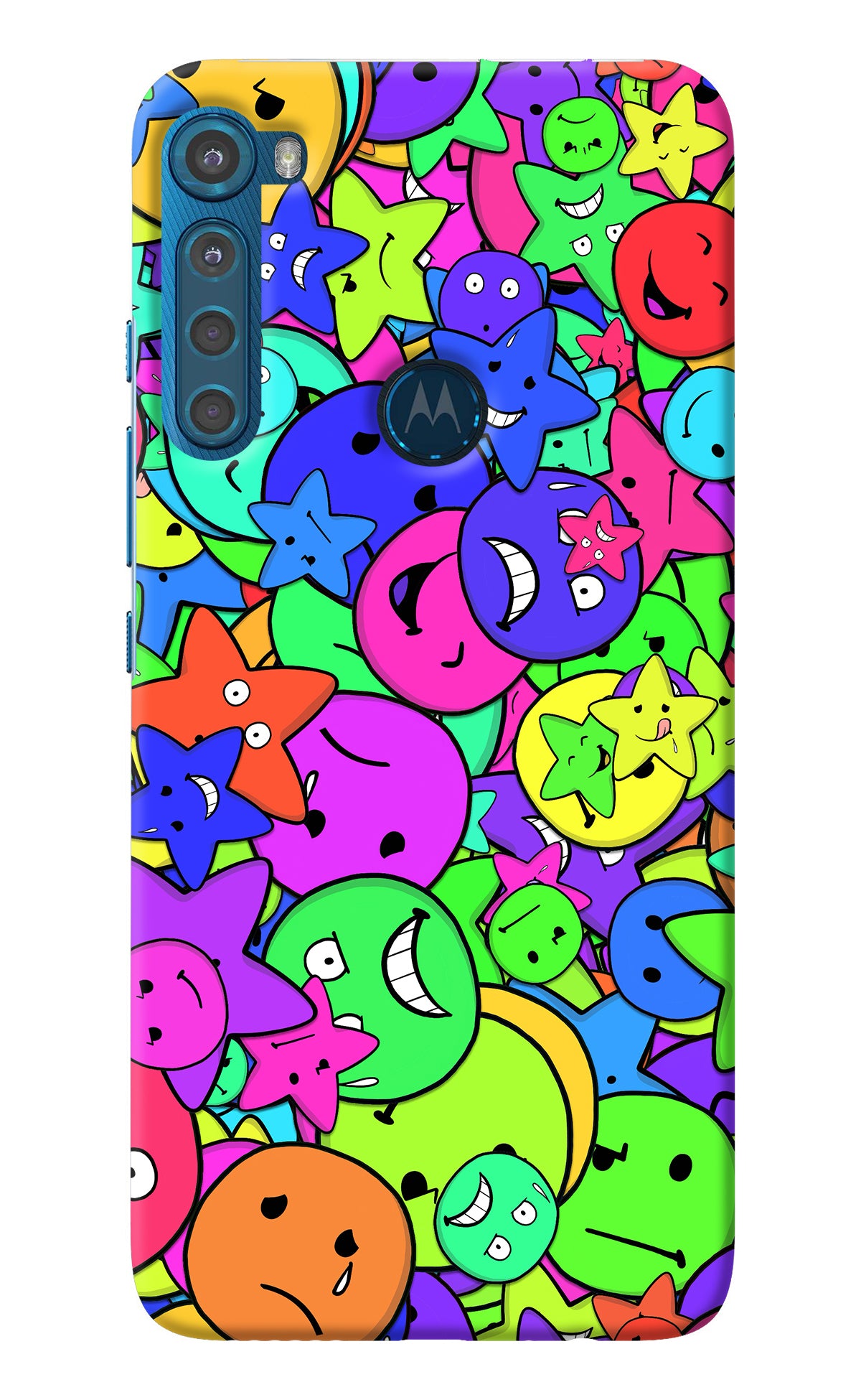 Fun Doodle Motorola One Fusion Plus Back Cover