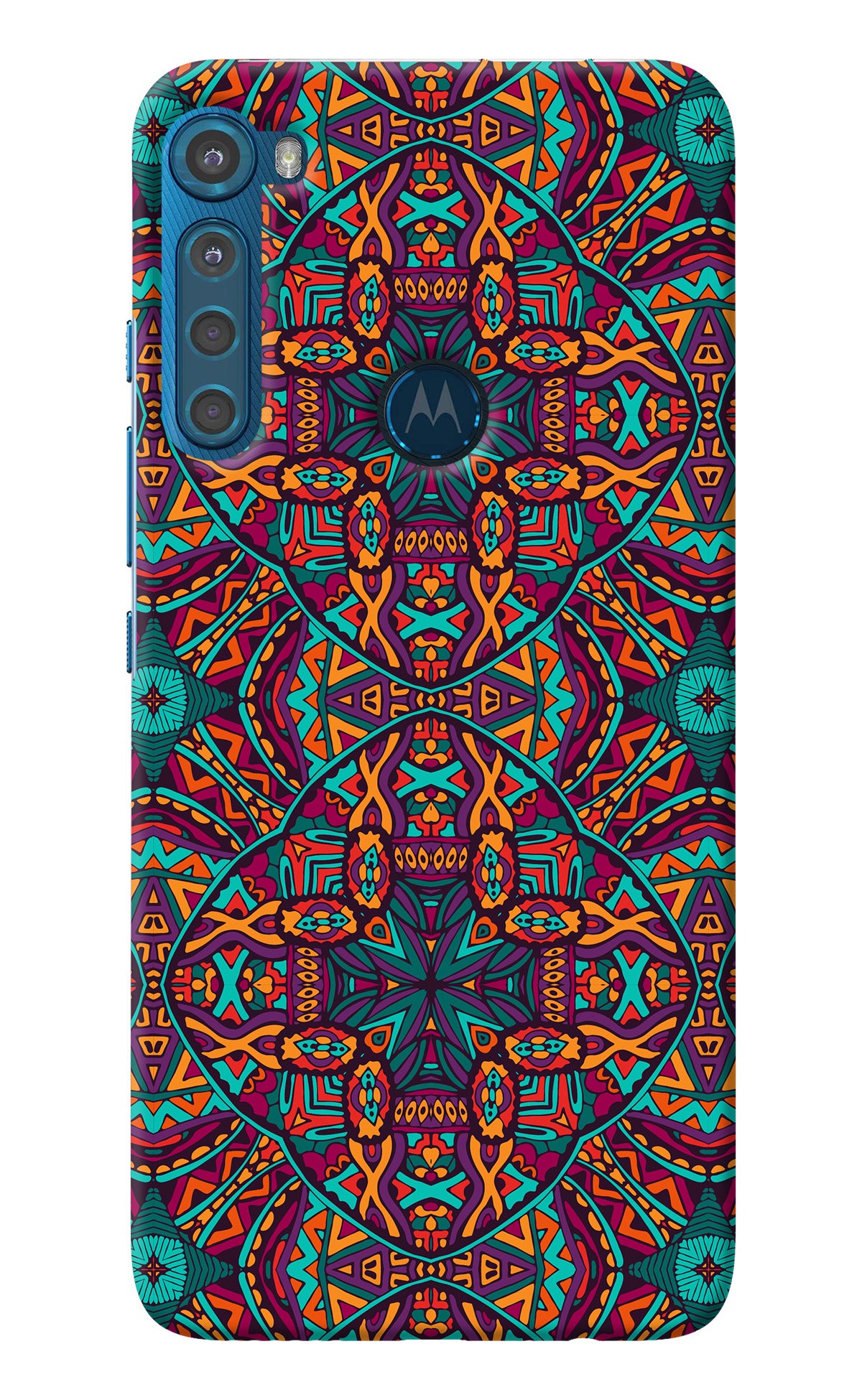 Colour Mandala Motorola One Fusion Plus Back Cover