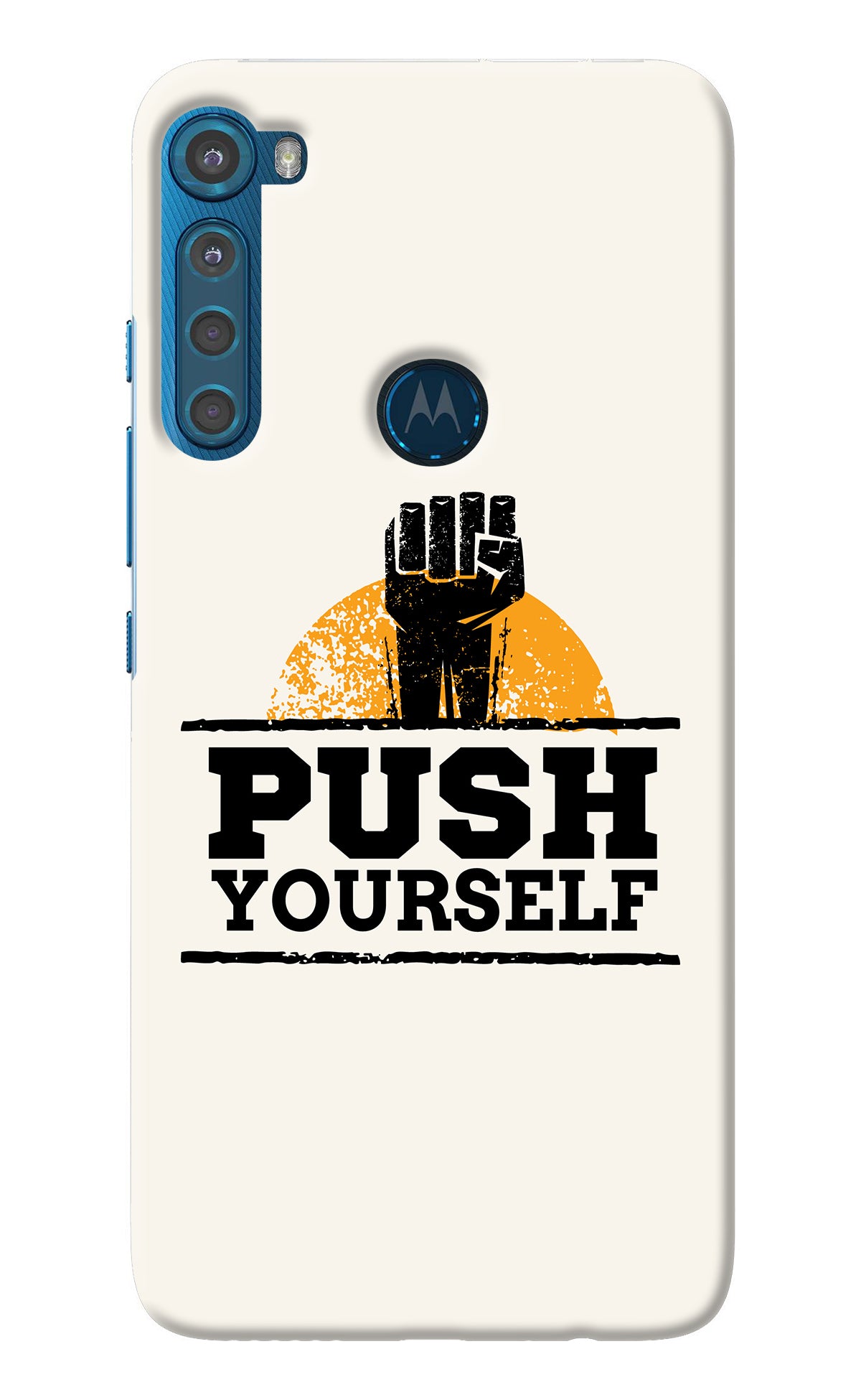 Push Yourself Motorola One Fusion Plus Back Cover