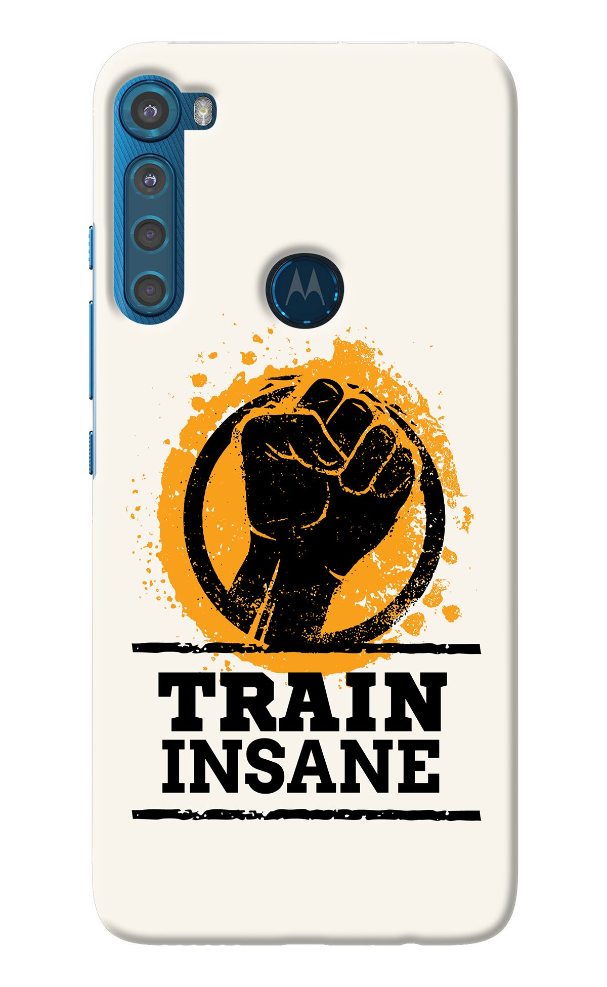 Train Insane Motorola One Fusion Plus Back Cover