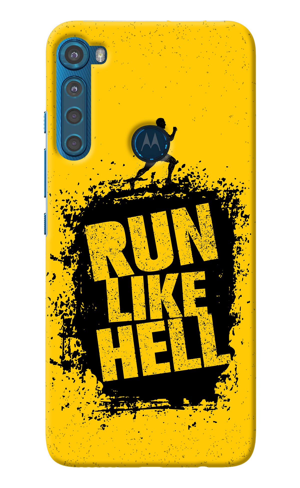 Run Like Hell Motorola One Fusion Plus Back Cover