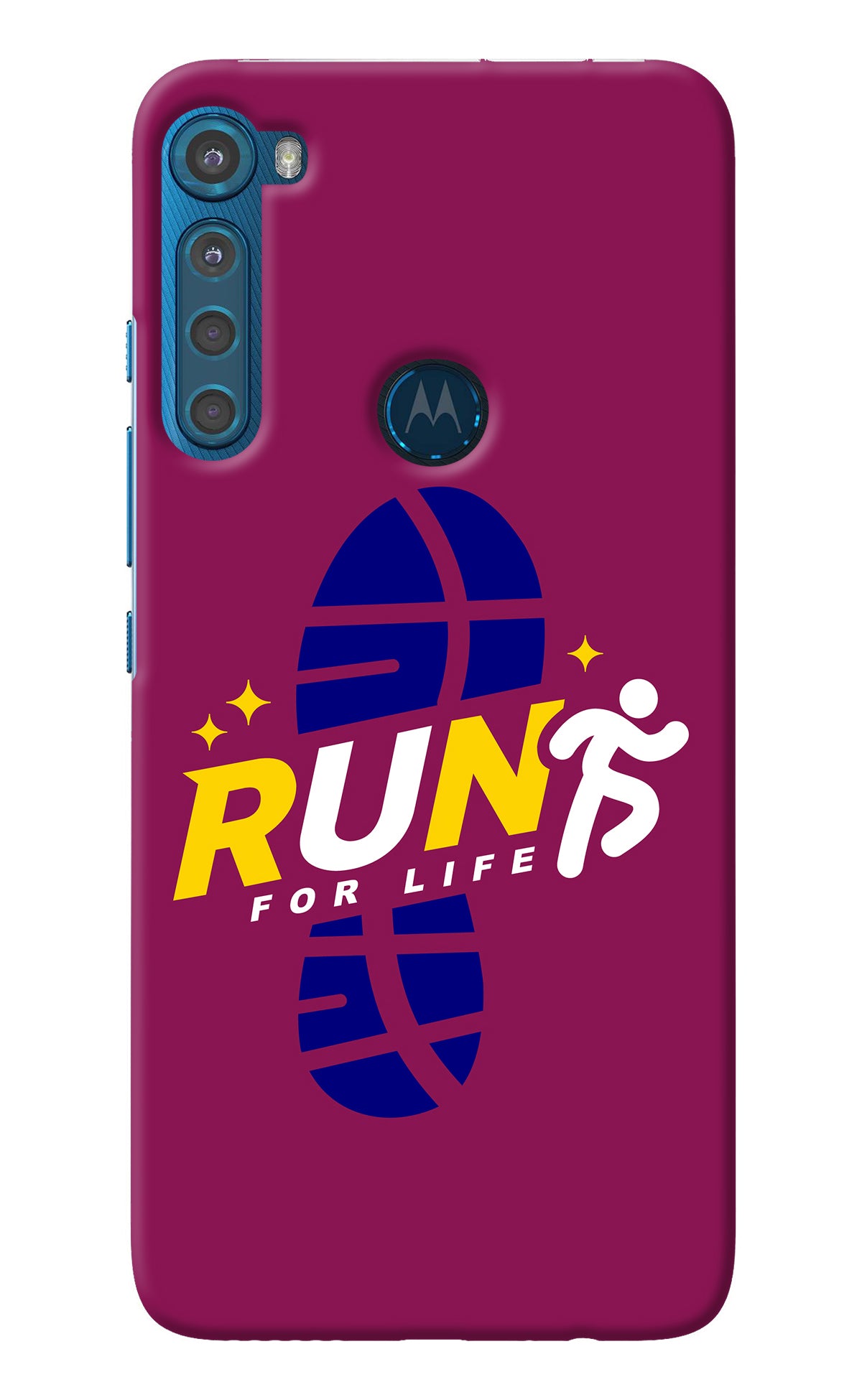 Run for Life Motorola One Fusion Plus Back Cover