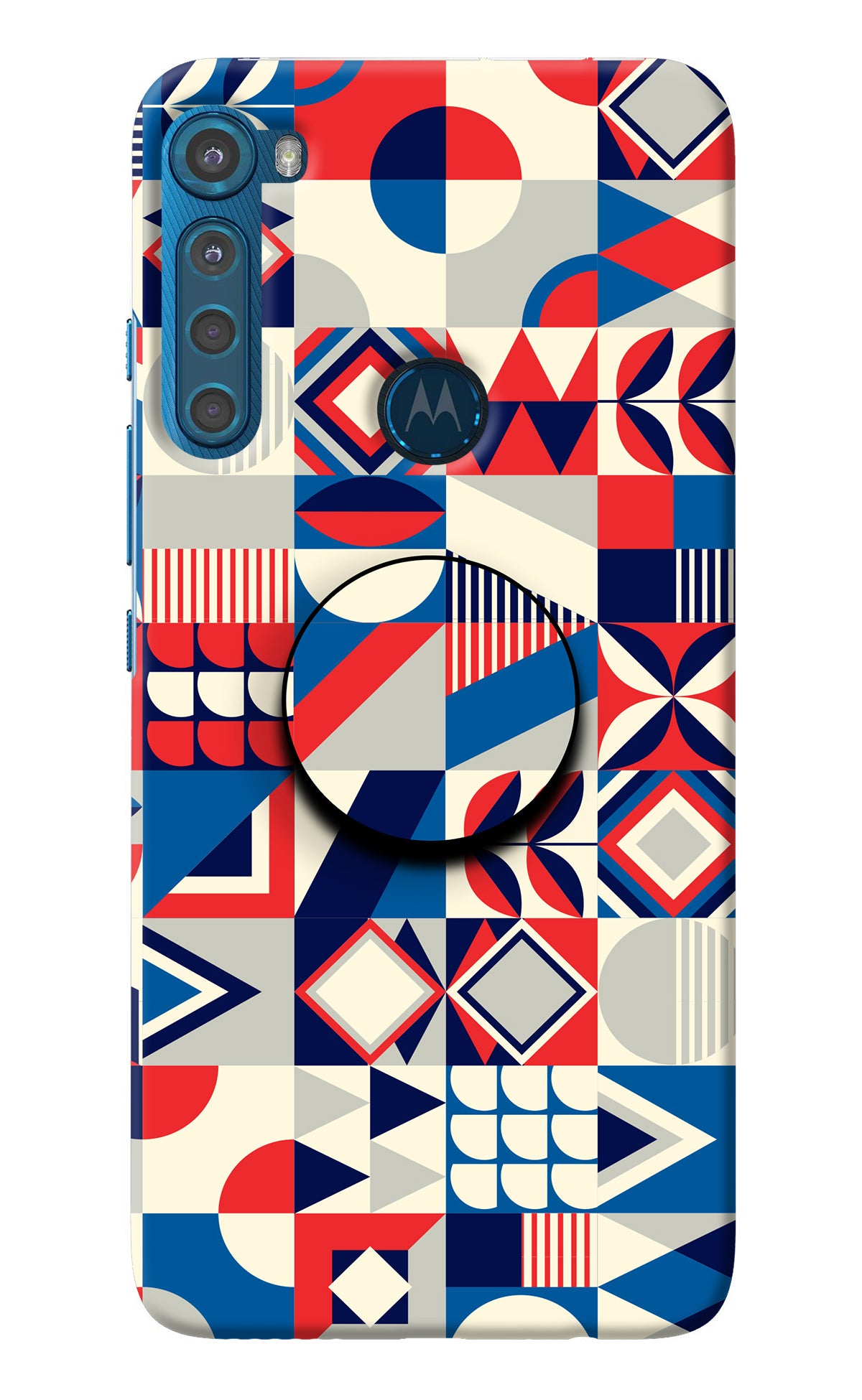 Colorful Pattern Motorola One Fusion Plus Pop Case