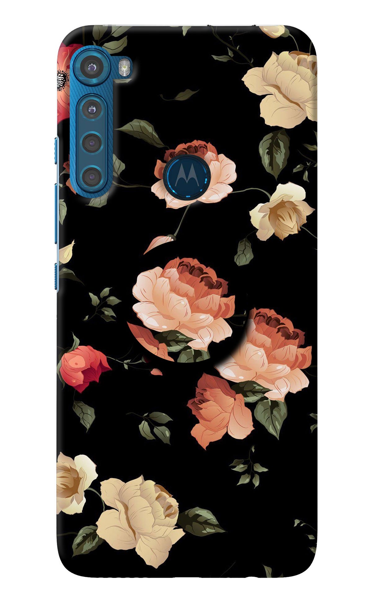 Flowers Motorola One Fusion Plus Pop Case