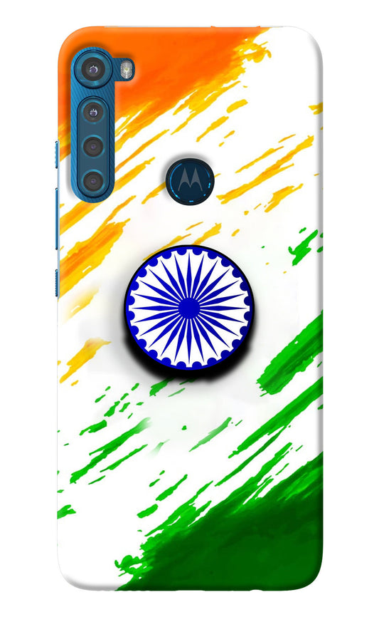 Indian Flag Ashoka Chakra Motorola One Fusion Plus Pop Case