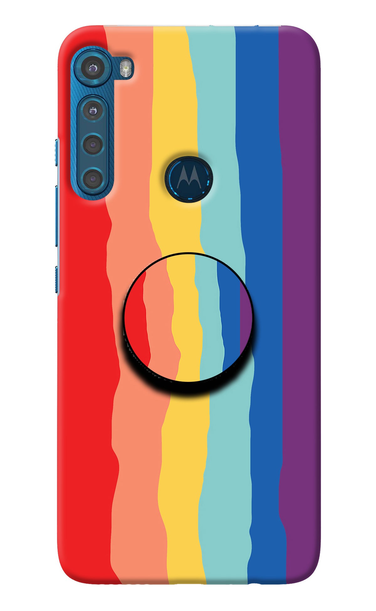 Rainbow Motorola One Fusion Plus Pop Case