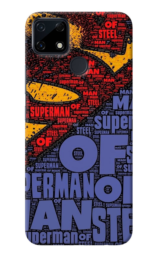 Superman Realme Narzo 30A Back Cover