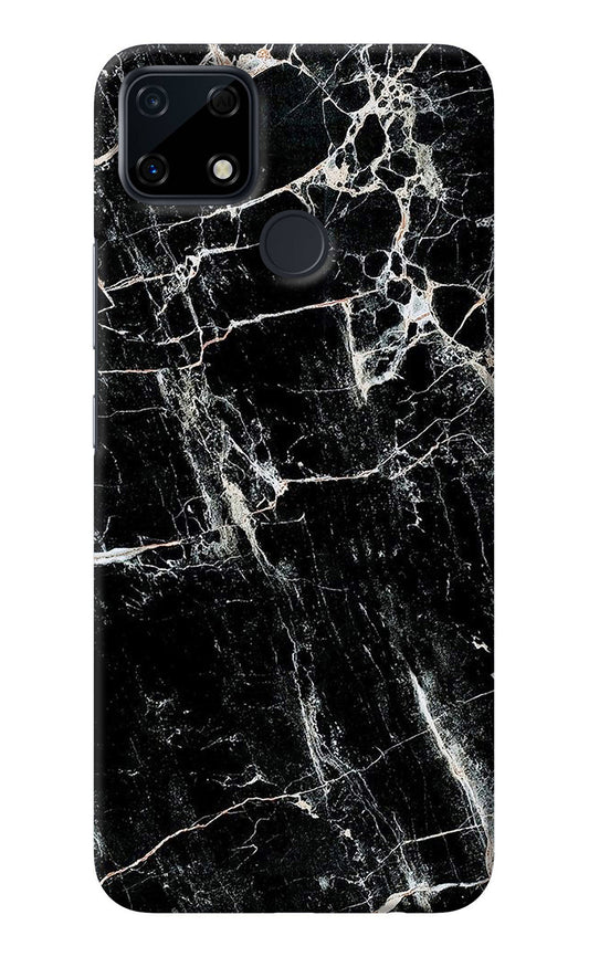 Black Marble Texture Realme Narzo 30A Back Cover
