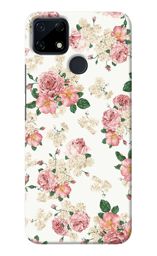 Flowers Realme Narzo 30A Back Cover